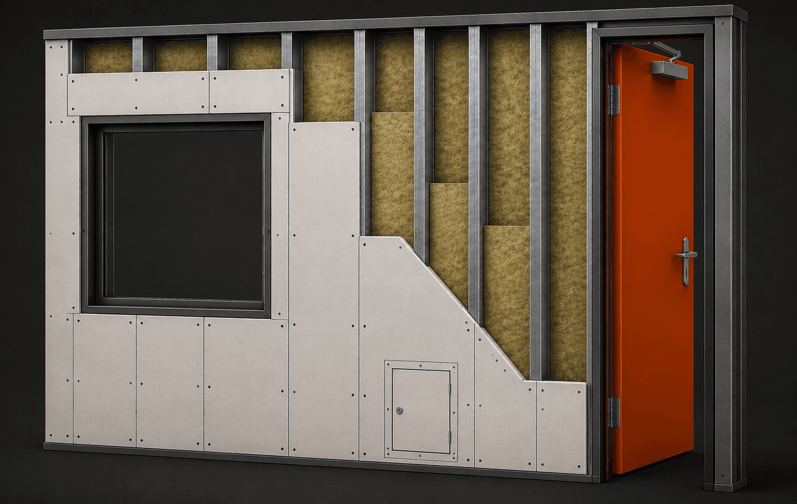 Cloisons et portes coupe-feu